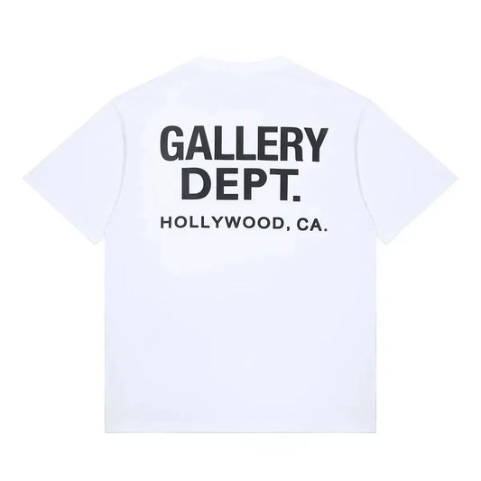 Vintage High Street T-Shirt Gallery Dept Printed Shirt Fashion Letter Print T-Shirt Casual O-Neck Tee Women Tee Summer Brand Top