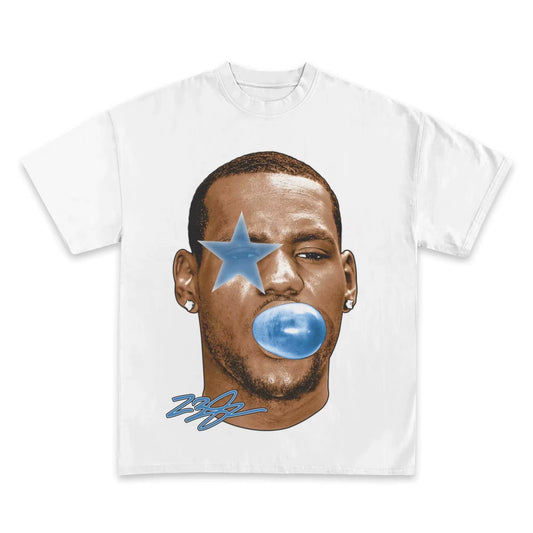 Lebron James Basketball Star T-Shirt Men Women Short Sleeve Cotton Tees American Vintage Brand T-Shirts Summer Tops Streetwear